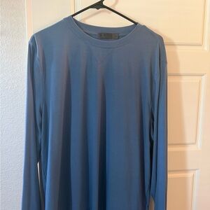 G/FORE Men's Sky Blue Long Sleeve Shirt